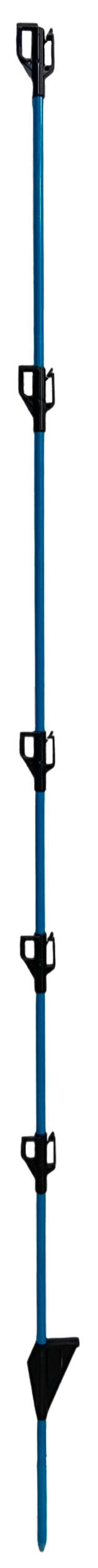 Palik ogrodzeniowy Compact+ z izolatorami, okrągły z włókna szklanego, 147cm, niebieski, 10szt, AKO