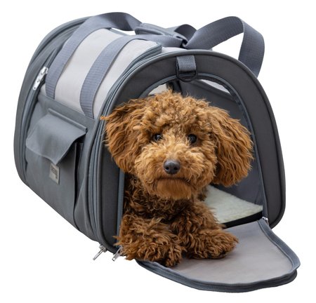 Torba transportowa Vacation Air, szara, 43x28x28cm, Kerbl